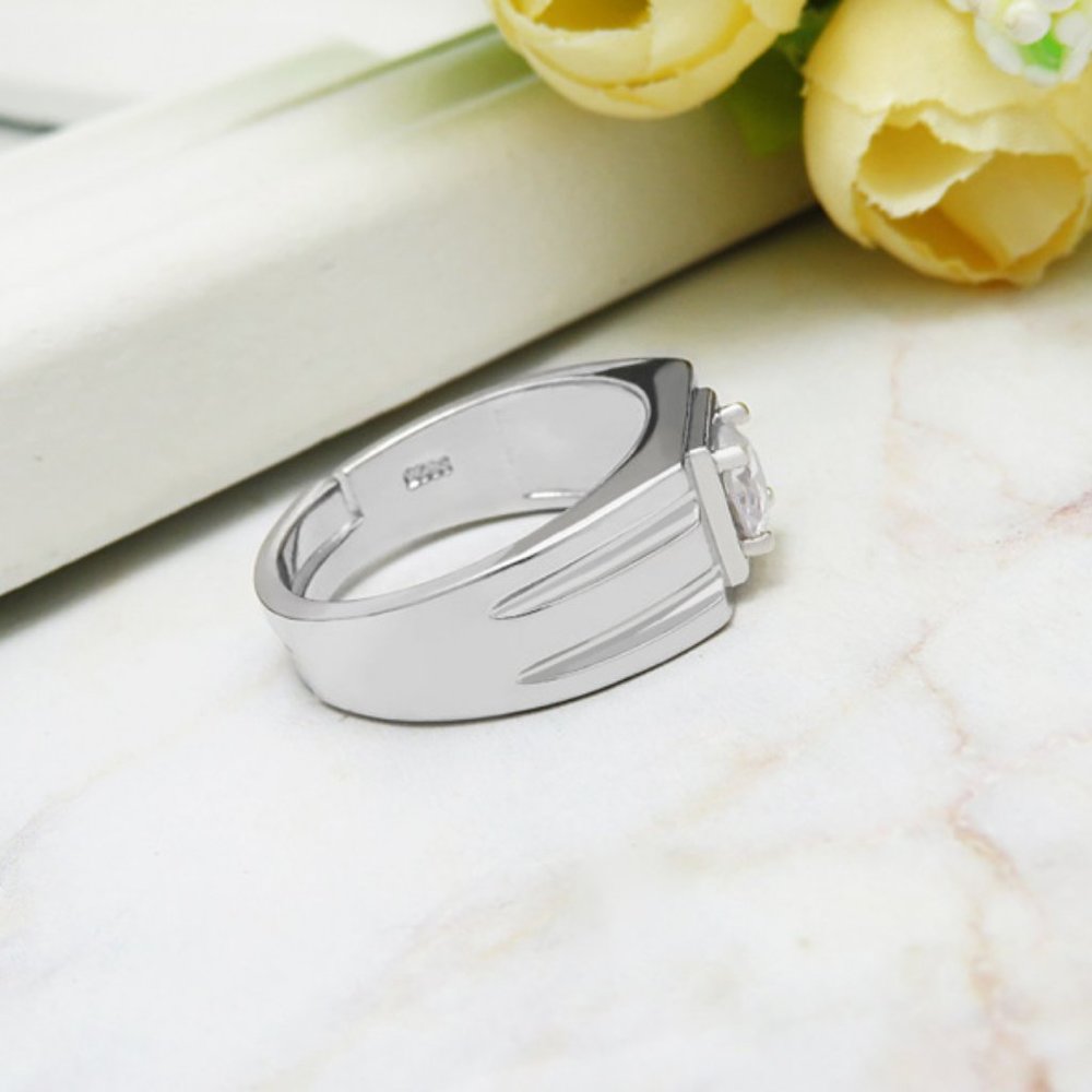 men silver ring - Picture 3 of 3